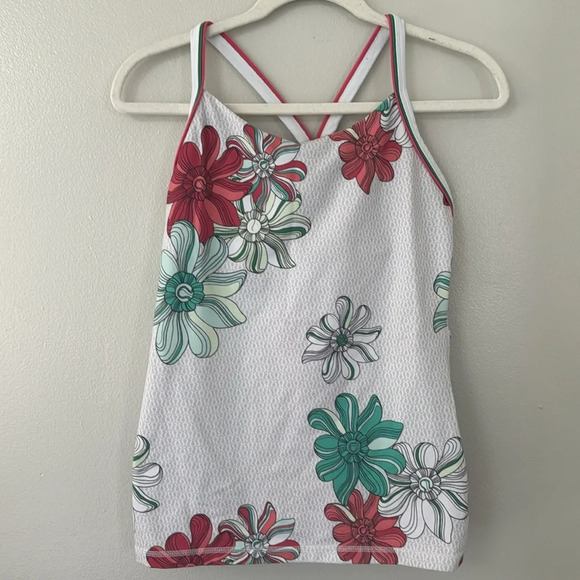 Lululemon Logo Print Racerback Tank - Picture 1 of 6